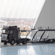 Illustration for article titled Everything About This Mercedes 1:18 Scale Tractor and Semitrailer Is Adorable